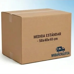 Caja Estándar (50): 50 cm x 40 cm x 40 cm.