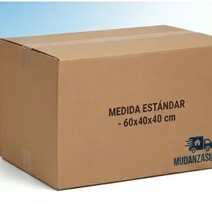 Caja Estándar (60): 60 cm x 40 cm x 40 cm.